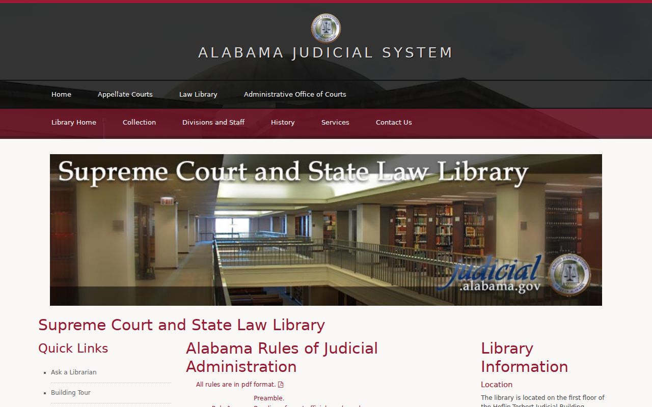 Alabama judicial administration rules affecting Montgomery County electronic dockets
